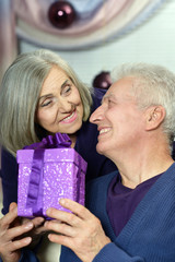 beautiful elderly couple 