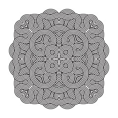 celtic knot pattern card, mandala, amulet