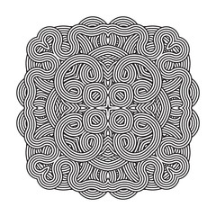 celtic knot pattern card, mandala, amulet