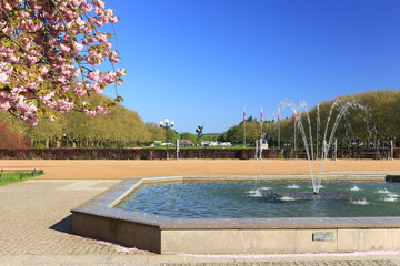 Szczecin | Jasne Błonia | Fontanna |Park rekreacyjny