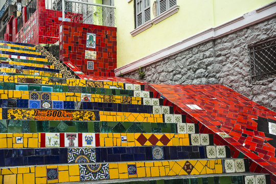 Escadaria Selaron, Rio De Janeiro, Brazil