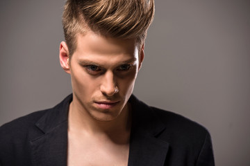 Fashion portrait of man