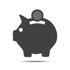 Money Box icon vector illustration