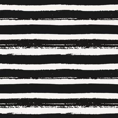 Printed kitchen splashbacks Horizontal stripes Hand Drawn Striped Seamless Pattern