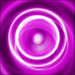Violet spiral background. Big colorful abstract sphere 