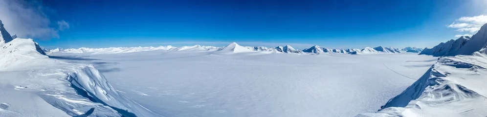 Gordijnen Arctische winter in het zuiden van Spitsbergen © KrisGrabiec