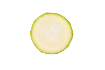 Slice vegetable marrow