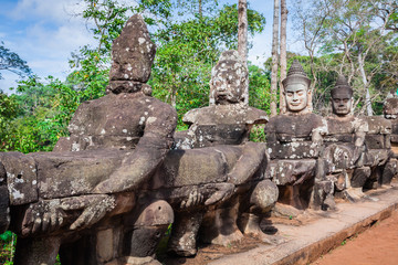 Fototapeta na wymiar Face. Angkor Wat/ Angkor Thom. Cambodia