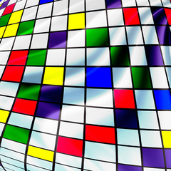 Abstract creative background in the style of mixed media