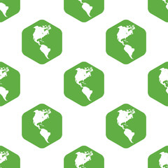 American continents pattern