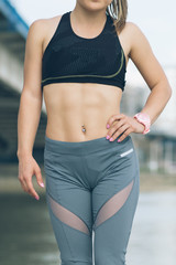 Woman Ready to Run