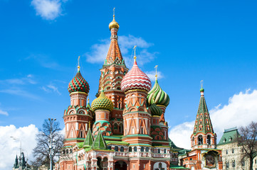 Fototapeta na wymiar St. Basil's Cathedral at Red Square