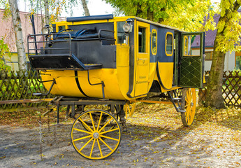 Historische Postkutsche