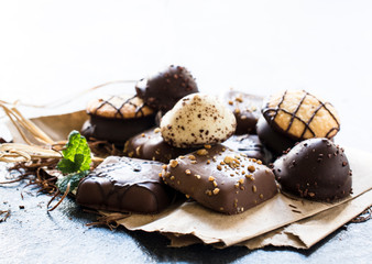 Chocolate tea biscuits