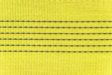 Wide nylon flat rope stitched with thread
