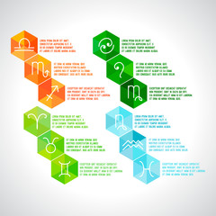 Zodiac Symbol infographics icons