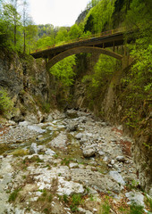 Bridge in the canyon