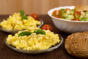 scrambled eggs