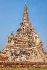 Fototapeta premium Pagoda at wat phra sri sanphet temple, Ayutthaya, Thailand