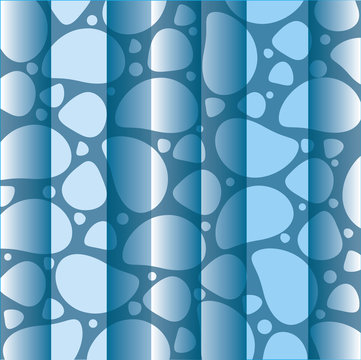 Shower Grits  Blue Curtain Water Texture