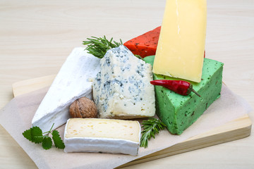 Assortment cheese