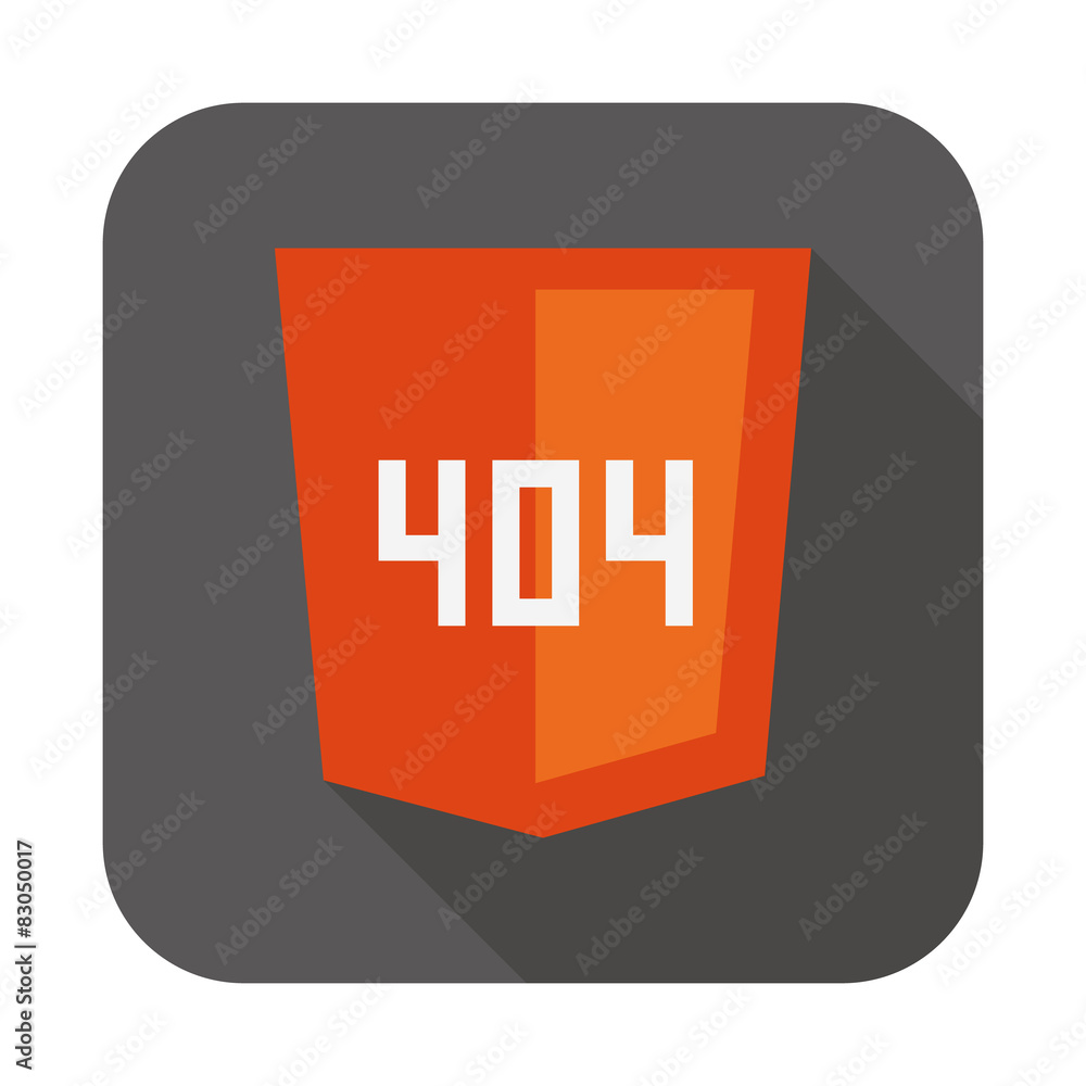 Poster vector collection of web development shield sign with 404 error