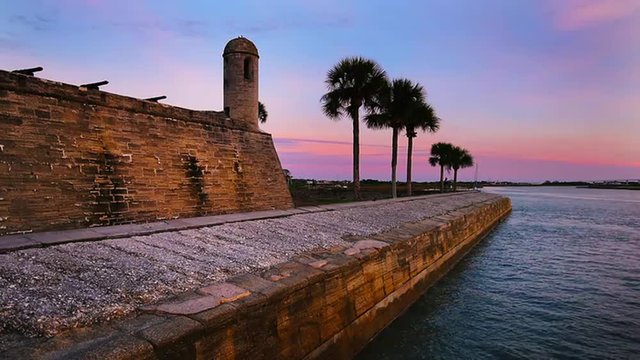 St. Augustine, Florida at Castillo de San Marcos.