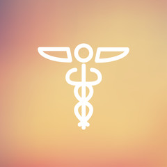 Medical Symbol thin line icon 