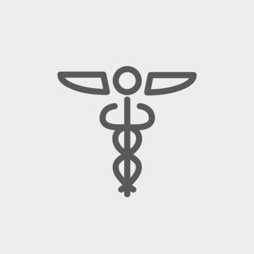 Medical Symbol thin line icon 