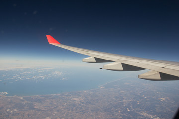Fototapeta premium azul ala avion