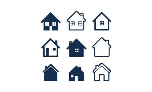 Simple House Icon Set
