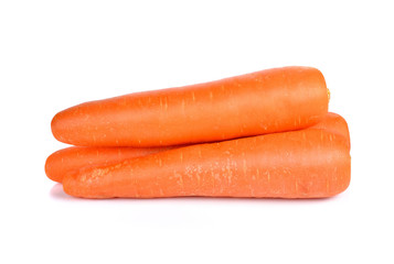 carrot on white background