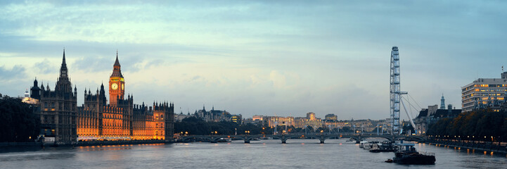 Fototapeta premium Thames River Panorama
