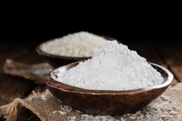 Portion of Rice Flour