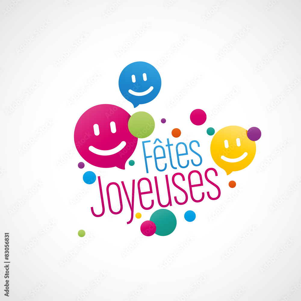 Poster joyeuses fêtes