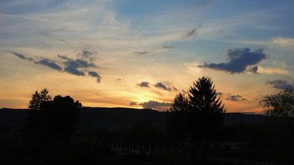 Fototapeta na wymiar Stunning sunset view