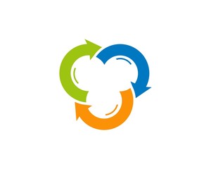 arrow cloud 1 logo template