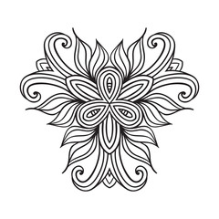 celtic knot pattern card, mandala, amulet