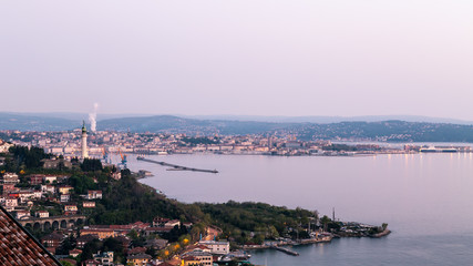 lighthouse in the evening