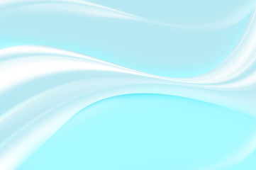 Abstract background : floating cruve on light blue color backgro