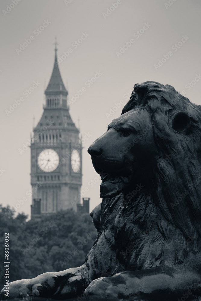 Wall mural trafalgar square