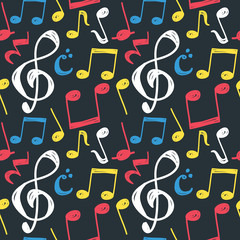 music note background