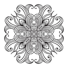 celtic knot pattern card, mandala, amulet