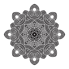 celtic knot pattern card, mandala, amulet