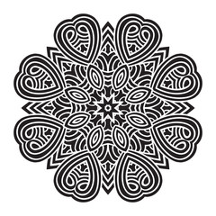 celtic knot pattern card, mandala, amulet