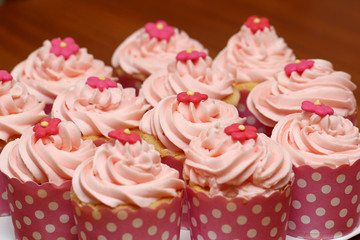 pink cupcakes