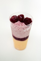 Fototapeta na wymiar Dessert with berries