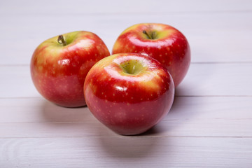 Red ripe apple