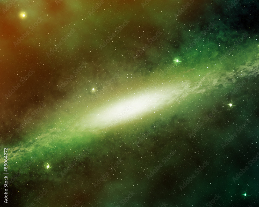 Canvas Prints planetary nebula glowing into deep space