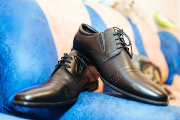 Groom getting ready for his wedding day